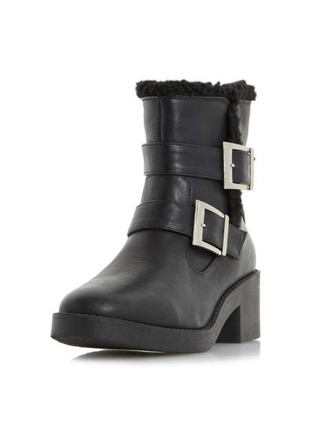 Head over heels top buckle boots